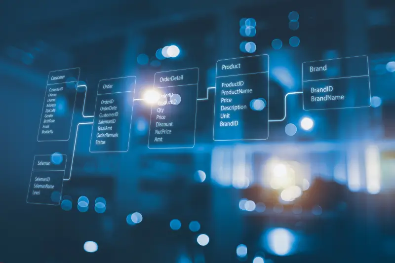 Relational database illustration