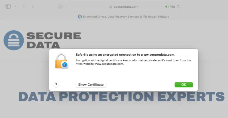 Screenshot of HTTPS encryption