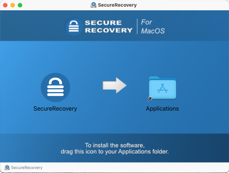 Download and install SecureRecovery for Mac