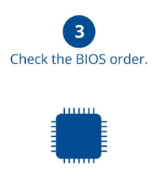 A processor icon represents the BIOS.