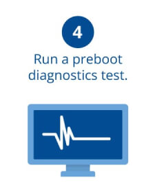 A scanning computer icon represents system diagnostics.
