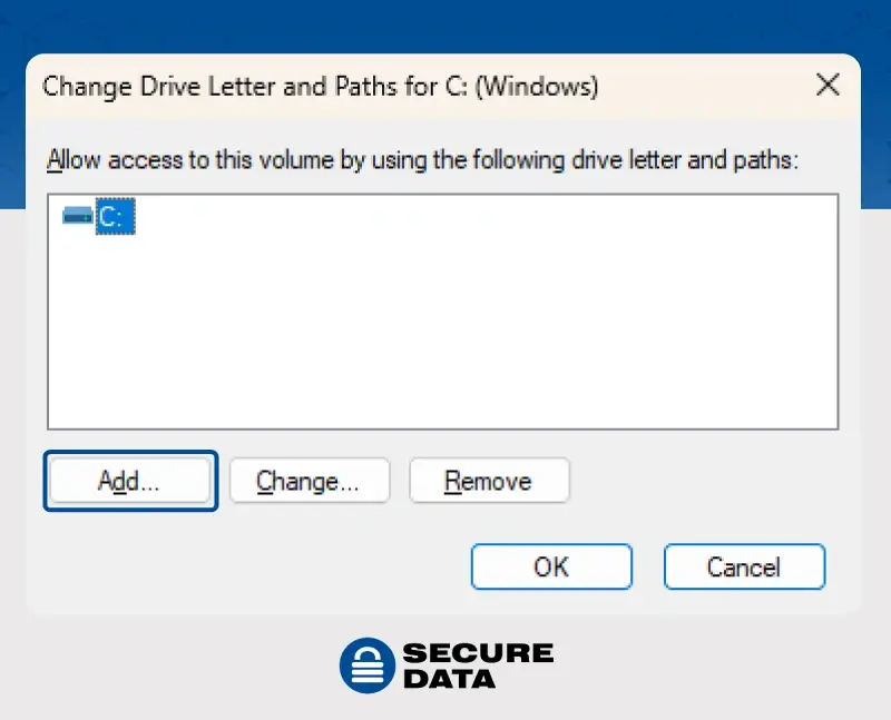 pc change drive letter and paths