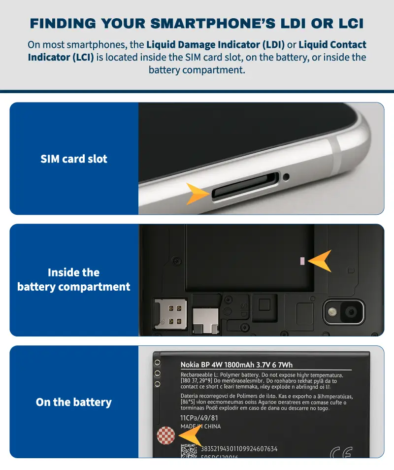 inding your smartphone’s LDI or LCI