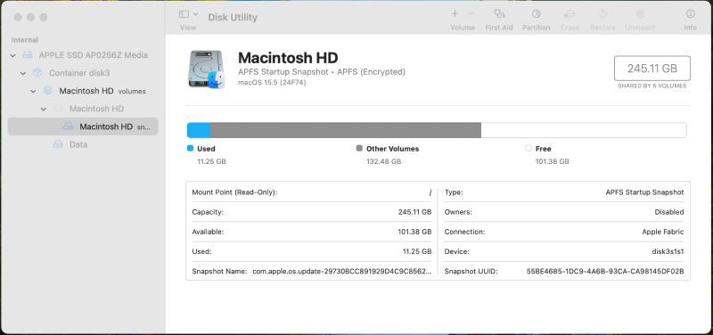 Open Disk Utility